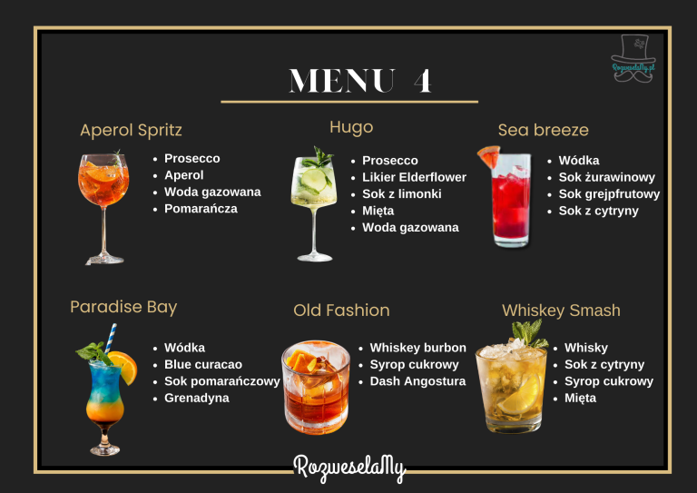 barman menu nr 4